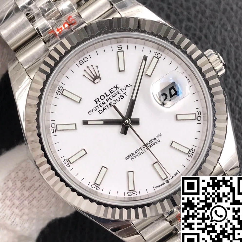 M126334-0010 Stainless Rolex Datejust Factory Steel EW 1217